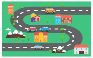 Tappeto Cameretta 120x150 Cm Camera Letto Bambini Moderno Antimacchia Morbido Gioco Bimbi Dis E