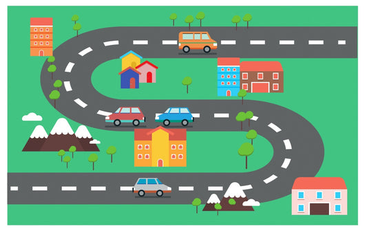 Tappeto Cameretta 120x150 Cm Camera Letto Bambini Moderno Antimacchia Morbido Gioco Bimbi Dis E