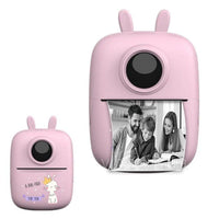 MINI STAMPANTE PORTATILE STAMPA DA SMARTPHONE FOTO VIDEO TESTO ROSA BLUETOOTH