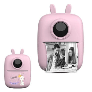 MINI STAMPANTE PORTATILE STAMPA DA SMARTPHONE FOTO VIDEO TESTO ROSA BLUETOOTH
