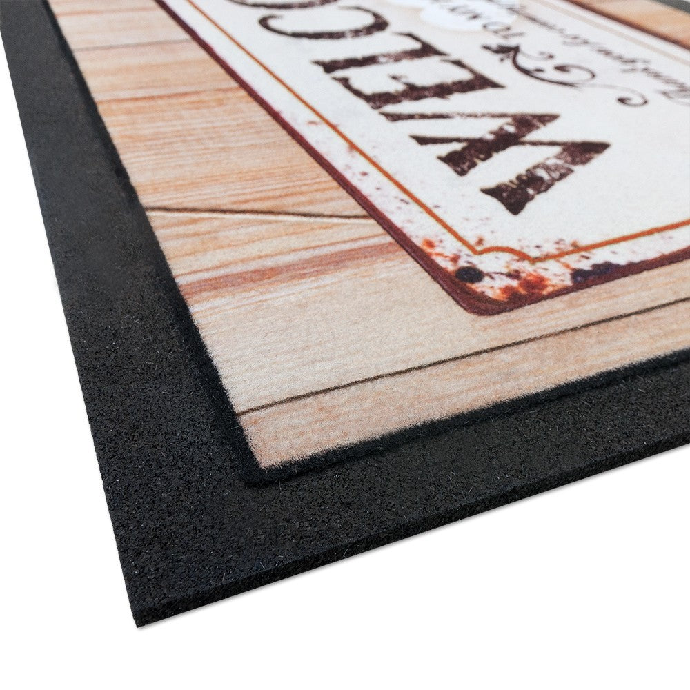 Zerbino Ingresso 40x70 Asciugapassi Antiscivolo Moderno Made In Italy Dis.H