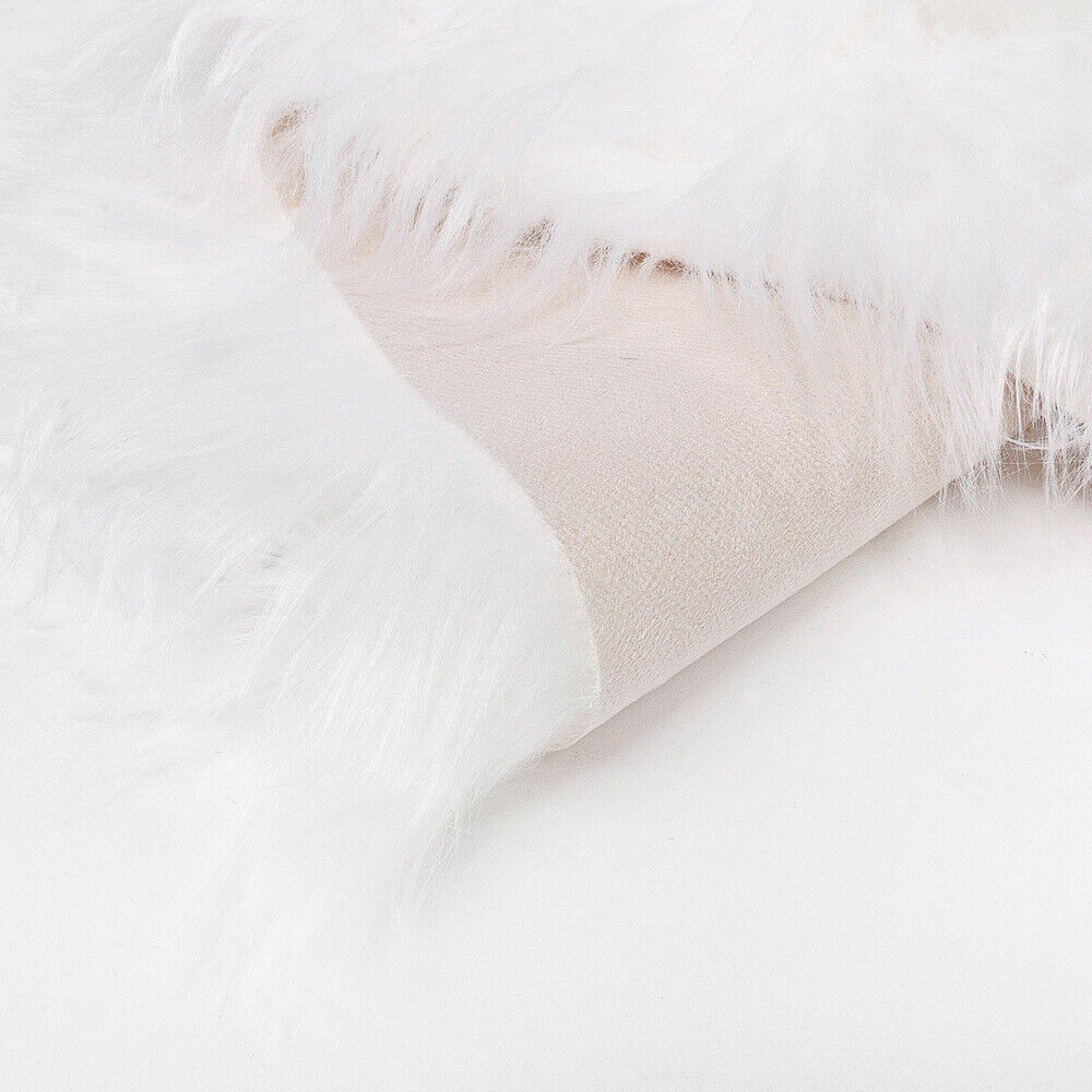 Tappeto Bagno Camera Cuore Bianco Scendiletto Pelo Lungo Shaggy Doccia Antiscivolo