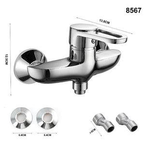 RUBINETTO MISCELATORE CROMATO CASA BAGNO VASCA LAVANDINO KIT MONTAGGIO 8567