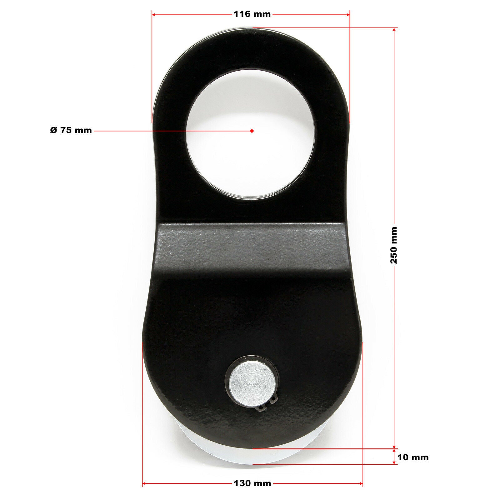 Puleggia di apertura 10 tonnellate guida cavo verricello bozzello forestale 16_0000592