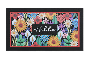 Zerbino Gomma Sostenibile 40X70 Antiscivolo Ingresso Interno Esterno Moderno Dis.S