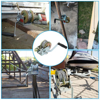 PARANCO MONTACARICHI VERRICELLO GANCIO MANUALE ARGANO 1200 LBS CAVO ACCIAIO