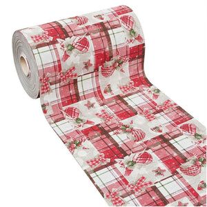 Tappeto Cucina Natale Natalizio 52x115 cm Antiscivolo Passatoia Addobbi Festa Fantasia D
