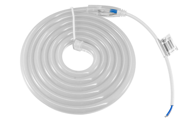 STRISCIA LED 2 MT METRI LUCE FREDDA FLESSIBILE TUBO DECORATIVO NEON IP65 12V