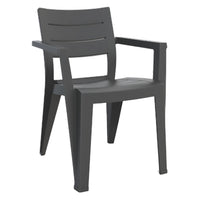 sedia in polipropilene julie grafite