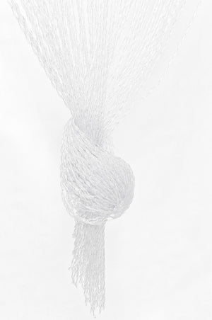 Tenda Antimosche Filo Intrecciato Gomma PVC Moschiera Finestra Porta Ingresso Trasparente - 100x220 Cm 