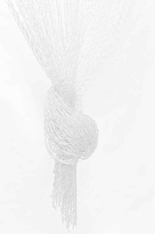 Tenda Antimosche Filo Intrecciato Gomma PVC Moschiera Finestra Porta Ingresso Trasparente - 100x220 Cm 