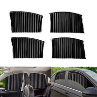 KIT 4 TENDA TENDINA PARASOLE RAGGI UV MAGNETICA AUTO ANTERIORE E POSTERIORE NERA