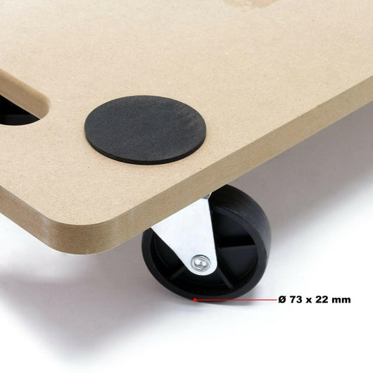 Carrello trasporto su ruote per mobili in lamiera MDF 58 cm 250 kg 16_0000766