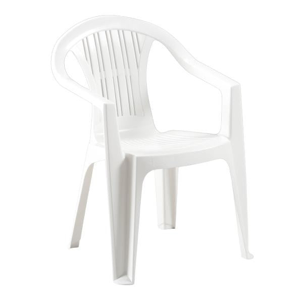 sedia in polipropilene ratak bianco