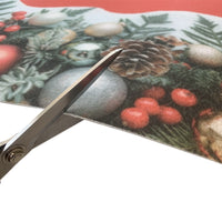 Passatoia Natalizia Tappeto Corsia Ingresso Natale Marciapiede Interno Esterno 100x5000 Cm (F)