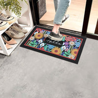 Zerbino Gomma Sostenibile 40X70 Antiscivolo Ingresso Interno Esterno Moderno Dis.S