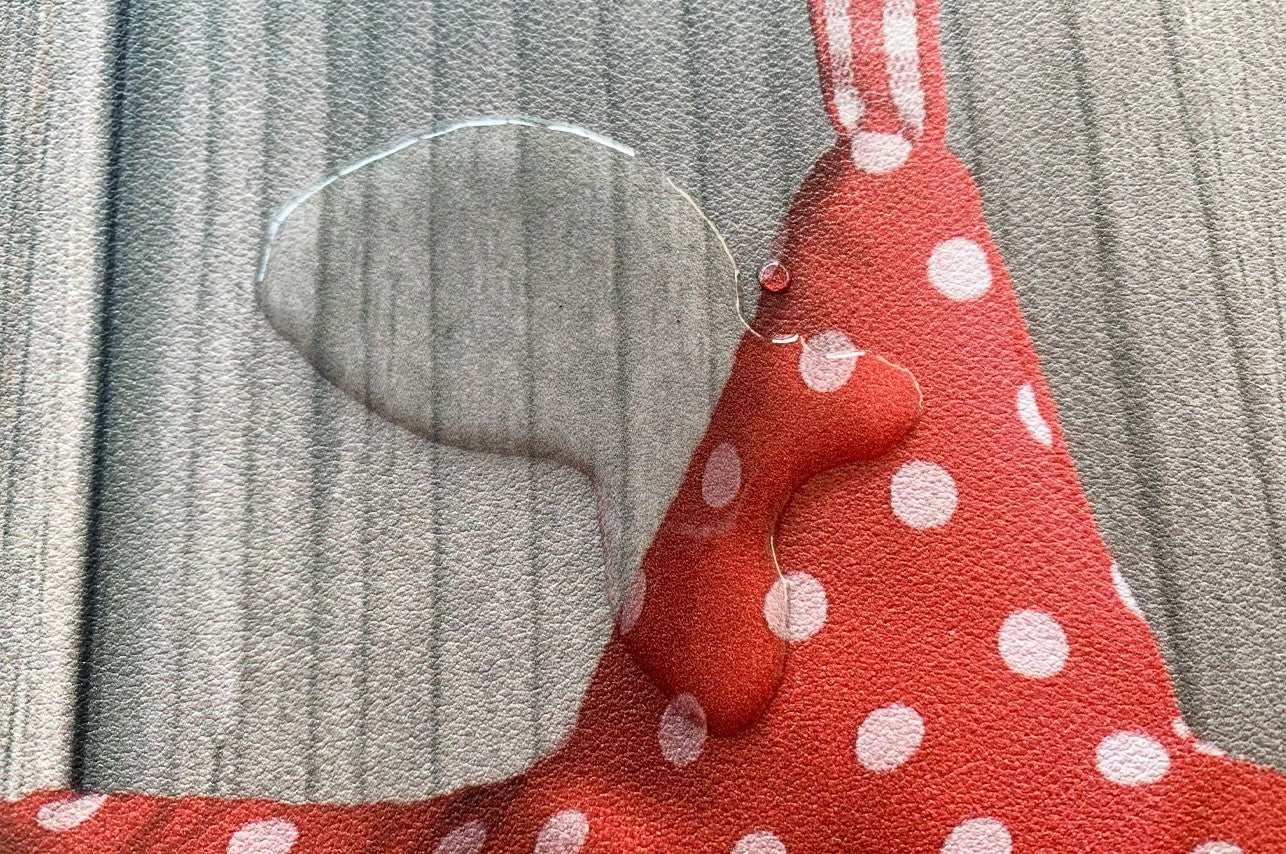 Tappeto Cucina Natale Gomma Pvc 50x90 Cm Moderno Antimacchia Antiscivolo Addobbi Natalizi (A)