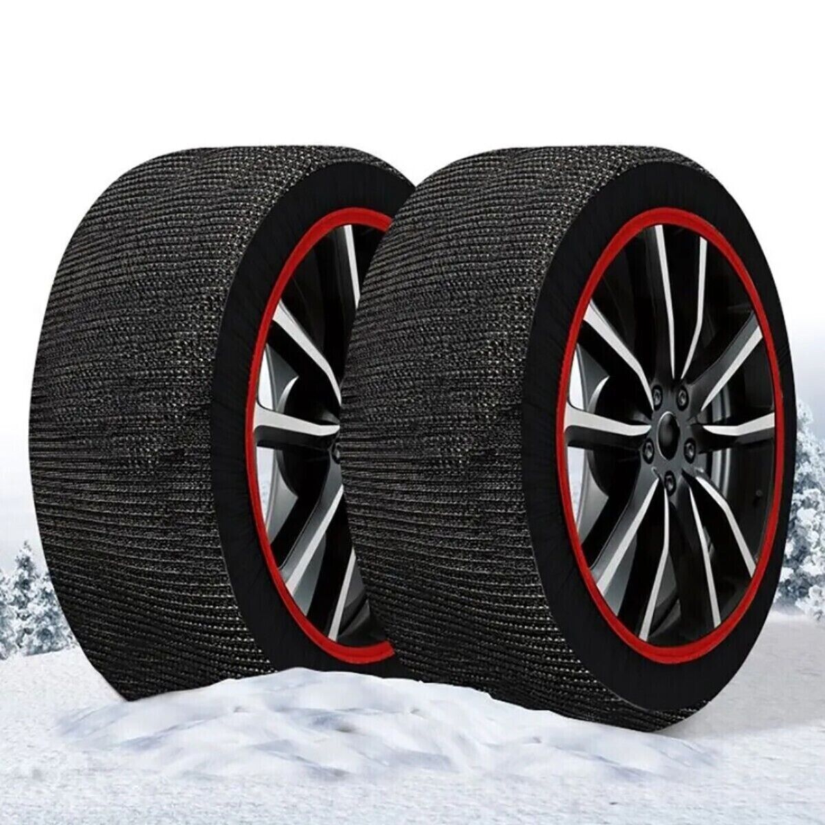 CALZA NEVE OMOLOGATE ITALIA EN 16662-1 2 CALZE TESSILI PNEUMATICI AUTO TAGLIA S