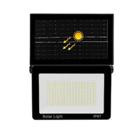 FARO LED FARETTO PANNELLO SOLARE CREPUSCOLARE IP67 170  LED ESTERNO TE-B0639