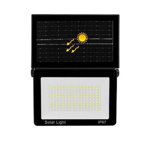 FARO LED FARETTO PANNELLO SOLARE CREPUSCOLARE IP67 170  LED ESTERNO TE-B0639