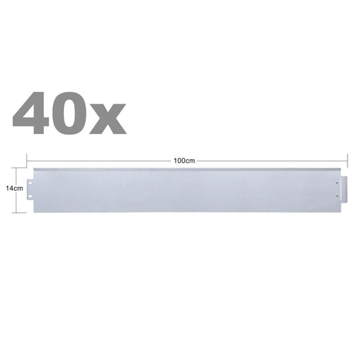 Bordura per giardino in acciaio zincato Barriera per aiuola 40m 16_0001689