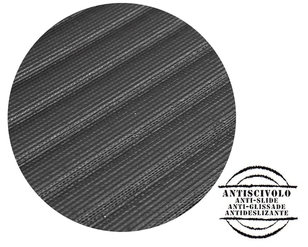 Zerbino Ingresso Antiscivolo Robusto Assorbente Tappeto Gommato Asciugapassi Marrone 25x60 cm