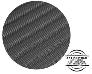 Zerbino Ingresso Antiscivolo Robusto Assorbente Tappeto Gommato Asciugapassi Marrone 25x60 cm