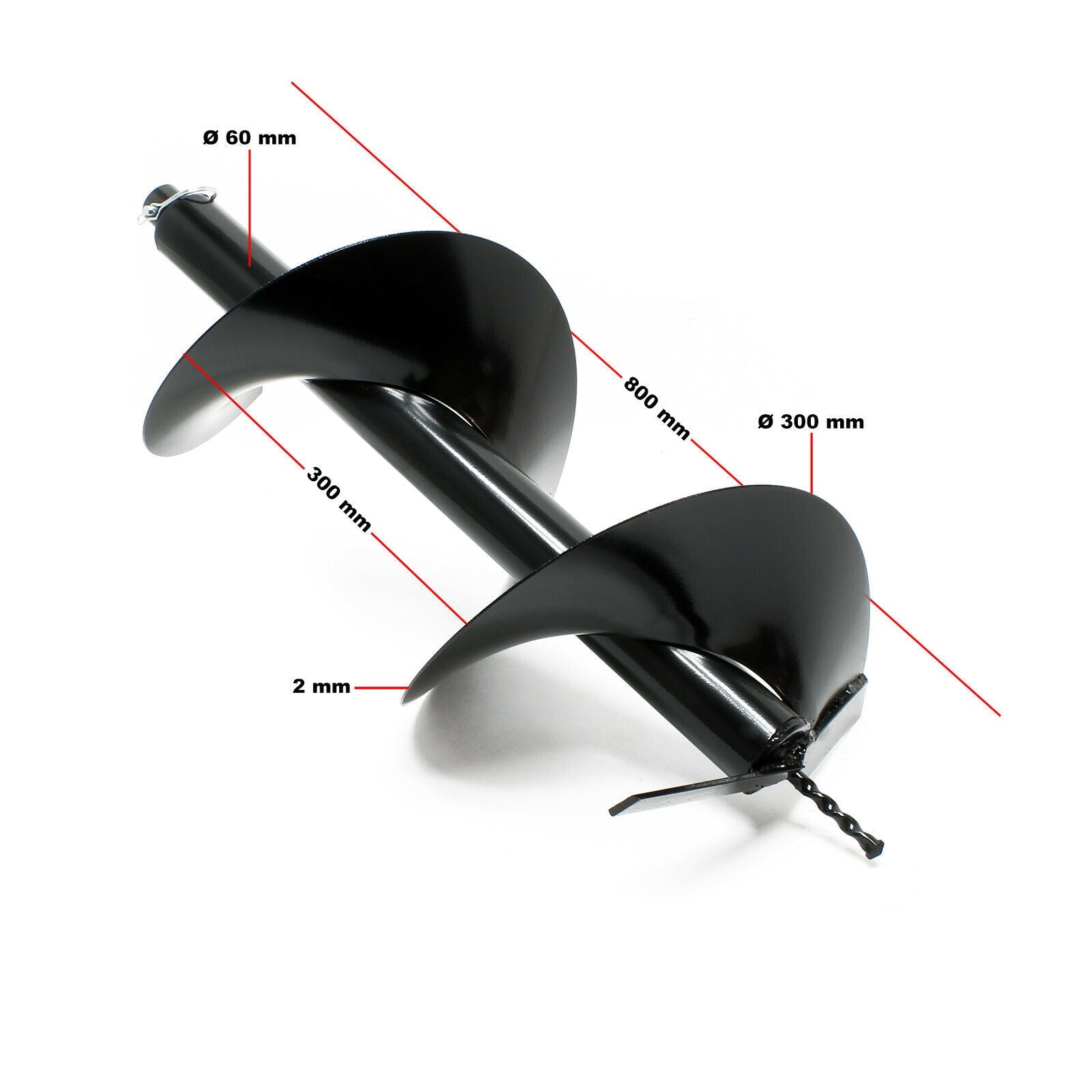 Ricambio coclea 300 m trapano a pavimento giardinaggio 16_0001558