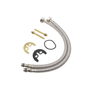 RUBINETTO MISCELATORE CROMATO CASA BAGNO LAVABO LAVANDINO KIT MONTAGGIO JH-8061