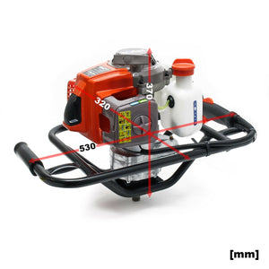 Set trivella termica 63,3 ccm 3 hp punta 200 mm uso 2 persone trapano 16_0001565