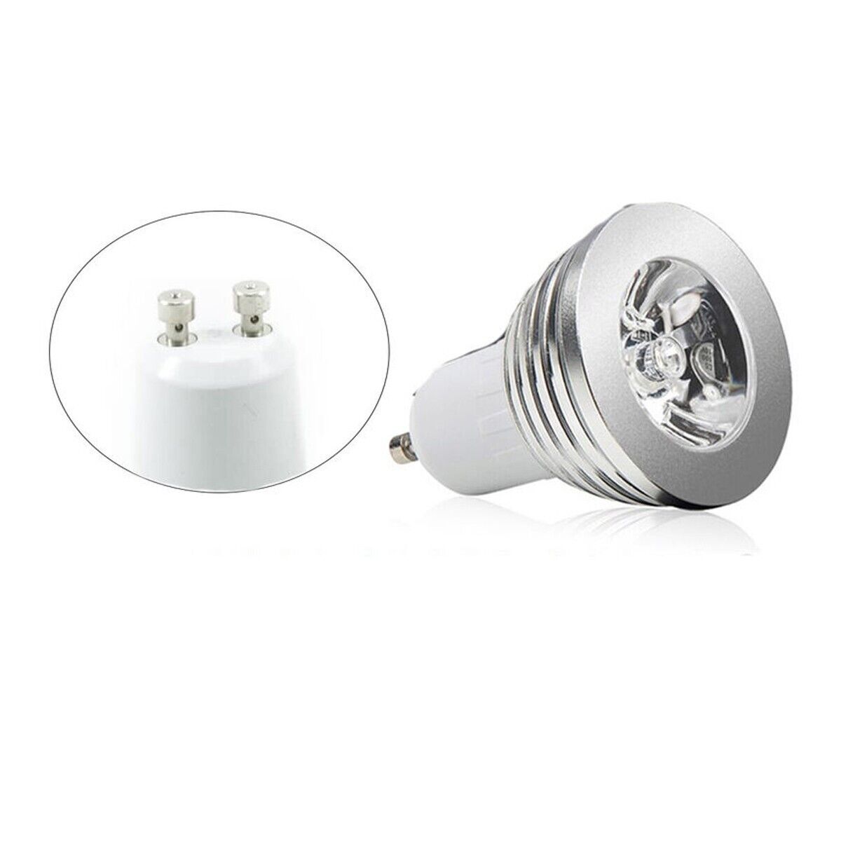 FARETTO LED LUCE RGB GU10 LAMPADINA 5W MULTICOLORE PROGRAMMABILE TELECOMANDO