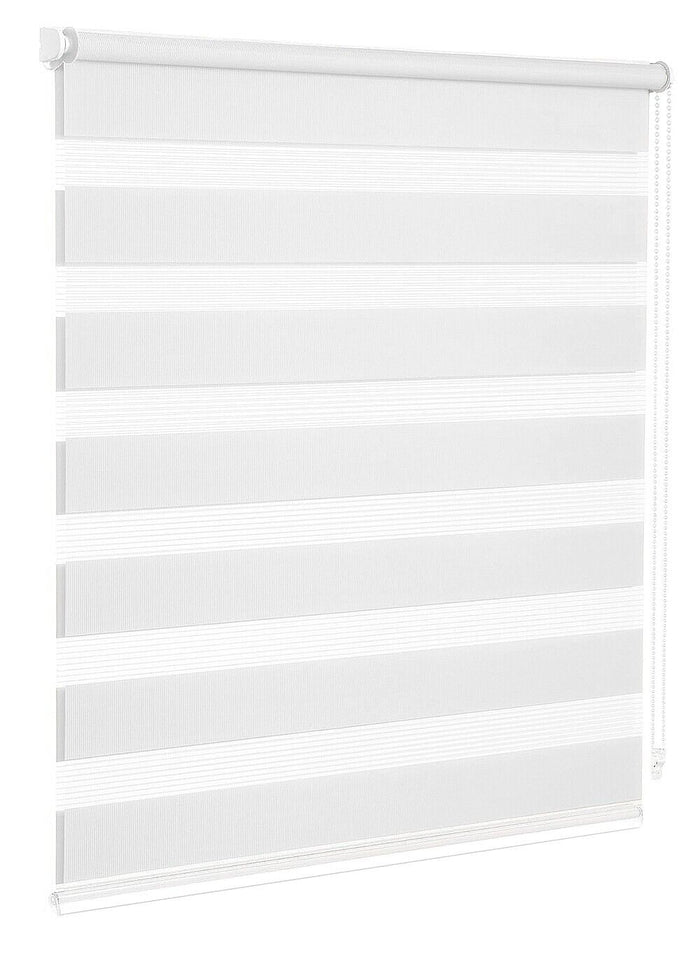 Tenda a Rullo 150x180 Cm Finestra Porta Interno Casa Ufficio Kit Montaggio Parete Telaio No Fori Bianco