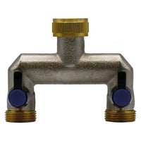 DERIVAZIONE IN METALLO A DUE VIE MOD 3X4'' 3X4'3X4'3X4''