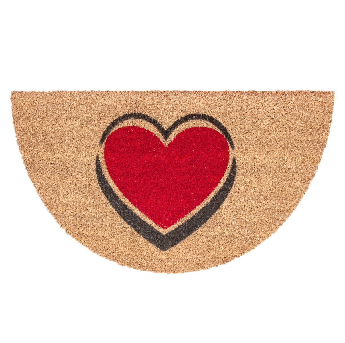 Zerbino Cocco Semiluna 38x68 Cm Moderno Antiscivolo Tappeto Ingresso Tappetino Entrata H