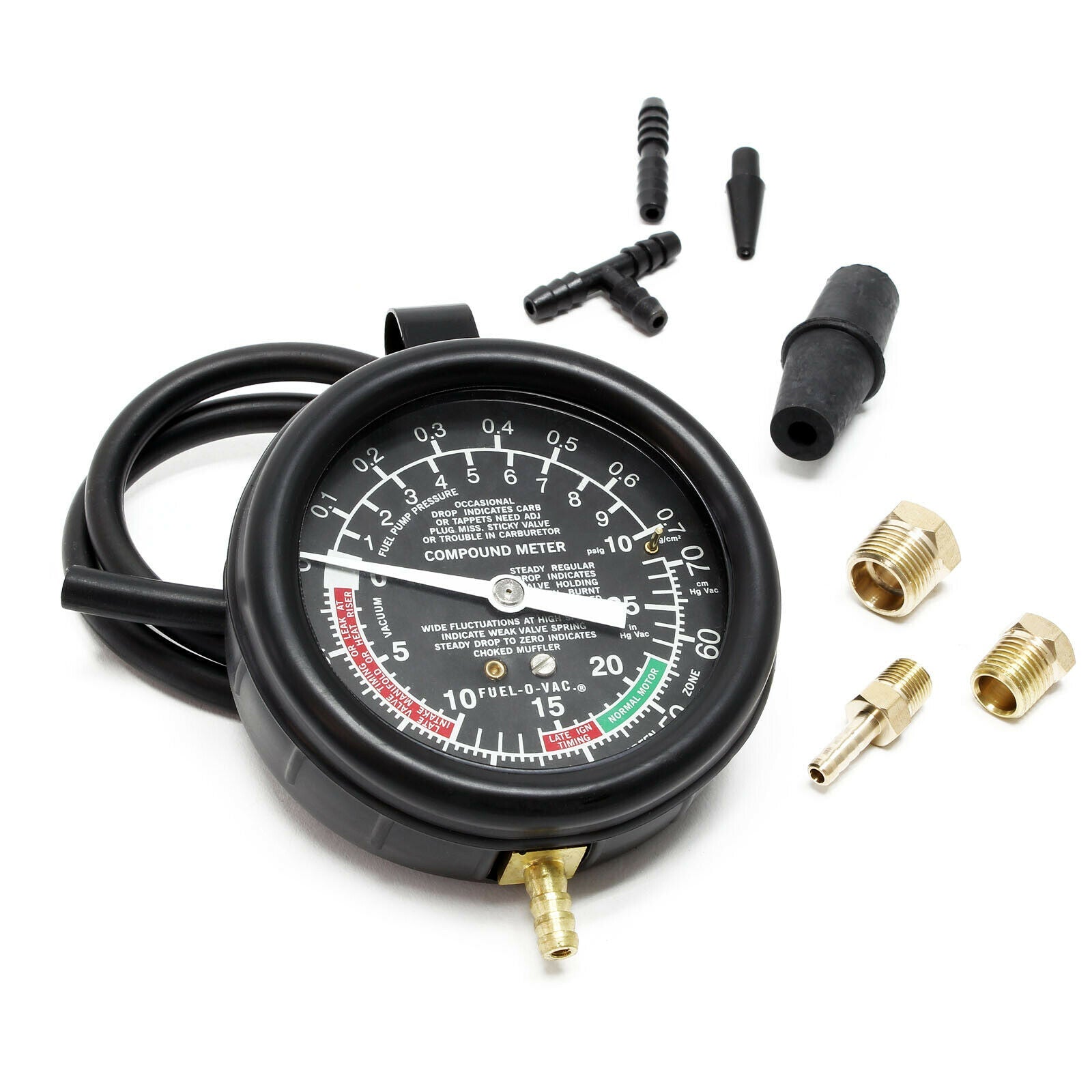 Il tester del vuoto controlla la pompa del vuoto benzina carburante garage per automobili 16_0002876