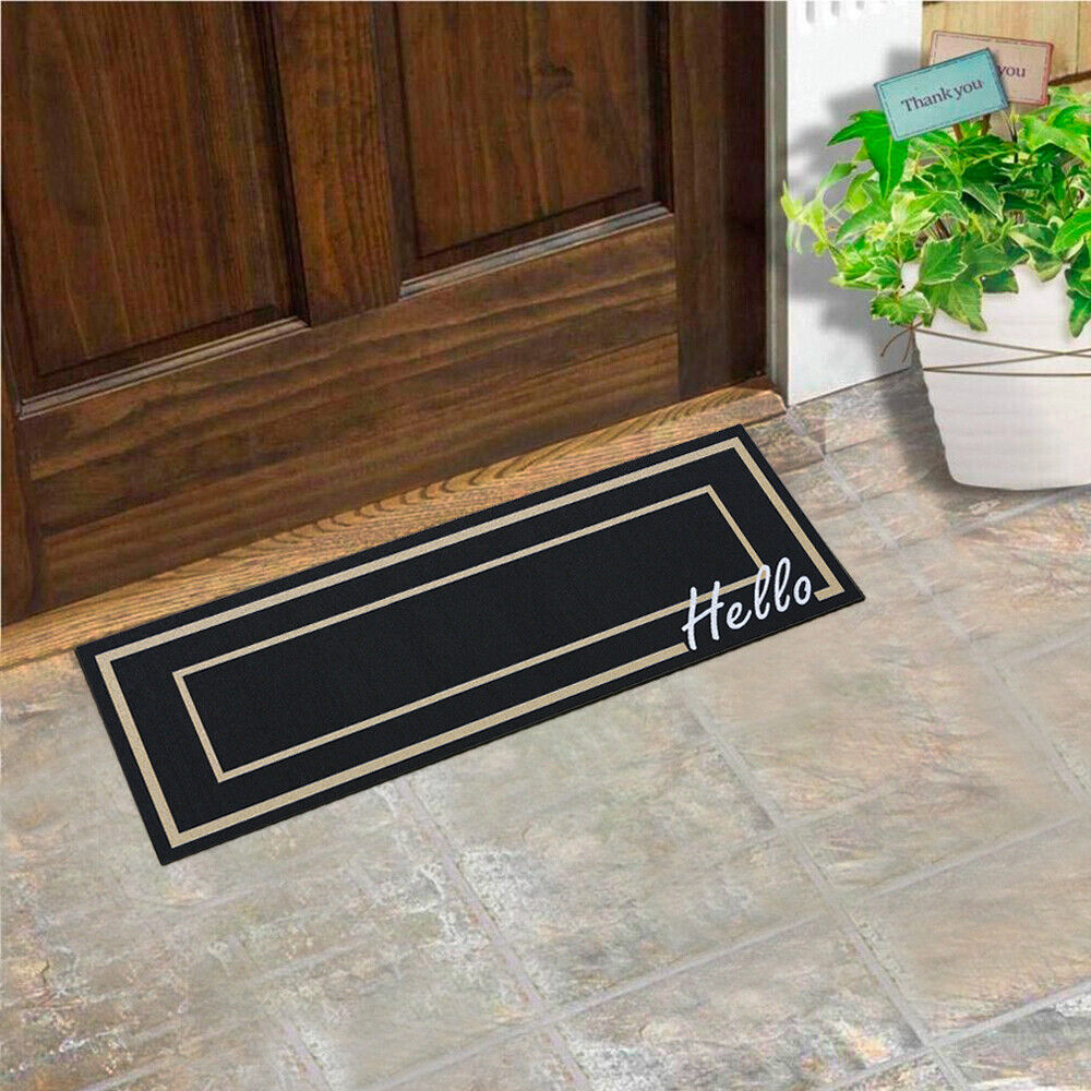 Zerbino Gomma Ecologica Ingresso Porta 25x60 cm Salvagradino Asciugapassi Antiscivolo Dis_F