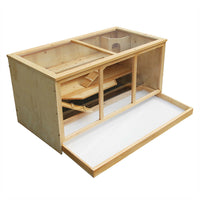 Gabbia grande per criceti piccoli roditori topi ratti fienile cm 115 rifugio in legno 16_0002558