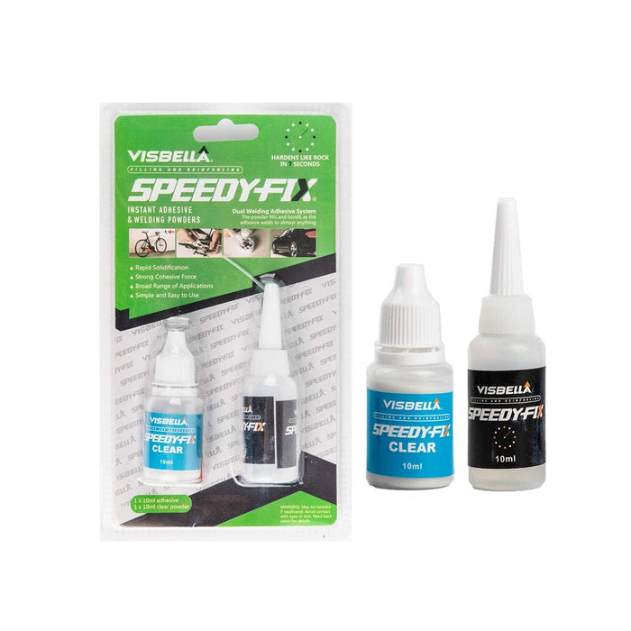 COLLA SPEEDYFIX VISBELLA RIPARA METALLO PLASTICA LEGNO CERAMICA AUTO MOTO