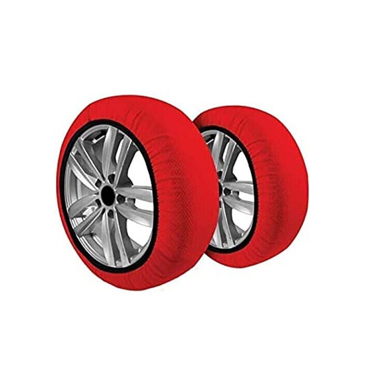 CALZA NEVE OMOLOGATE ITALIA EN 16662-1 2 CALZE TESSILI PNEUMATICI AUTO TAGLIA S