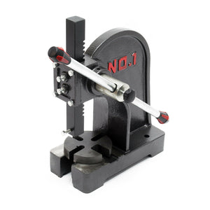 Pressa manuale a leva a cremagliera attrezzo da officina in ghisa 1000 kg 16_0000575