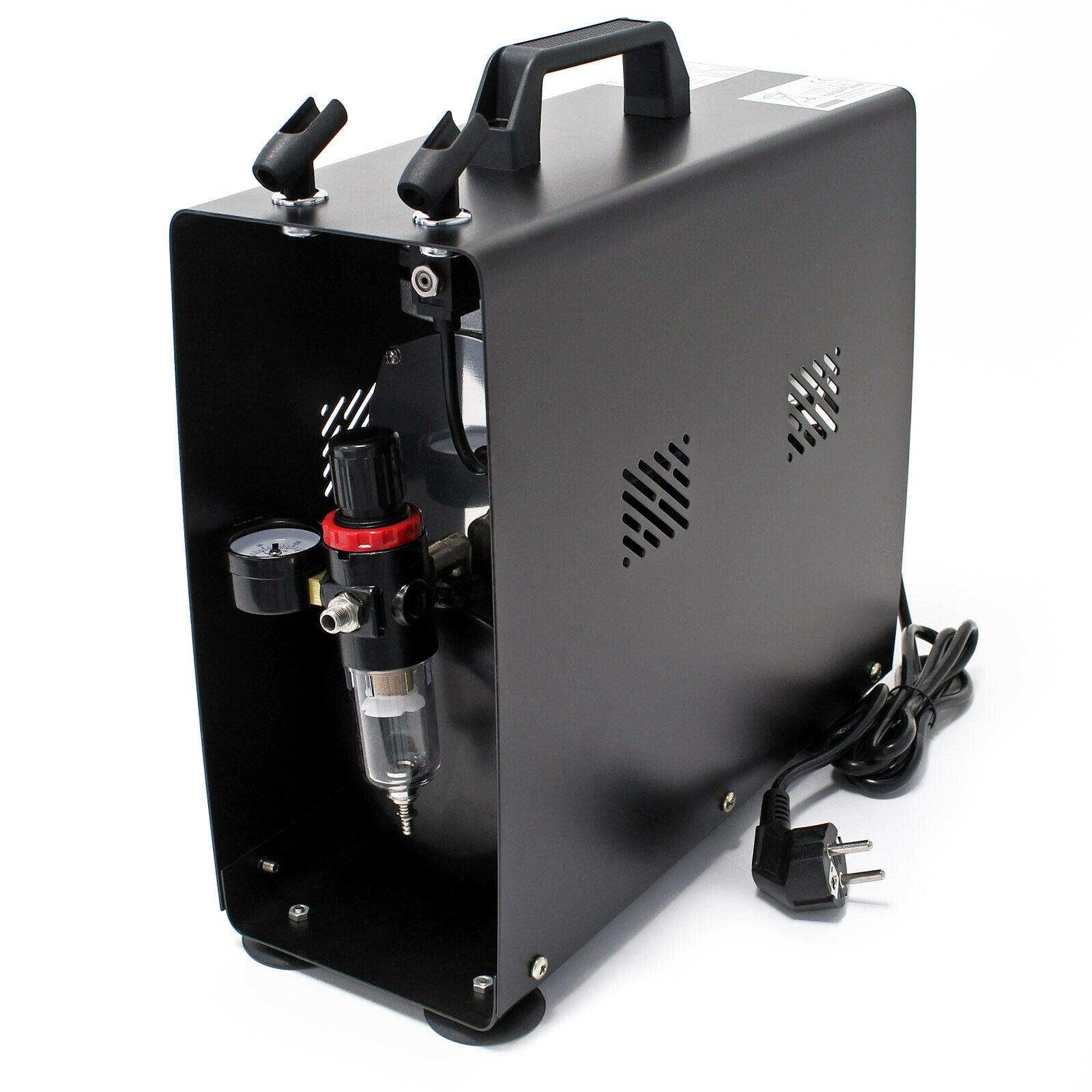 Compressore per aerografo bicilindrico con serbatoio 16_0001732