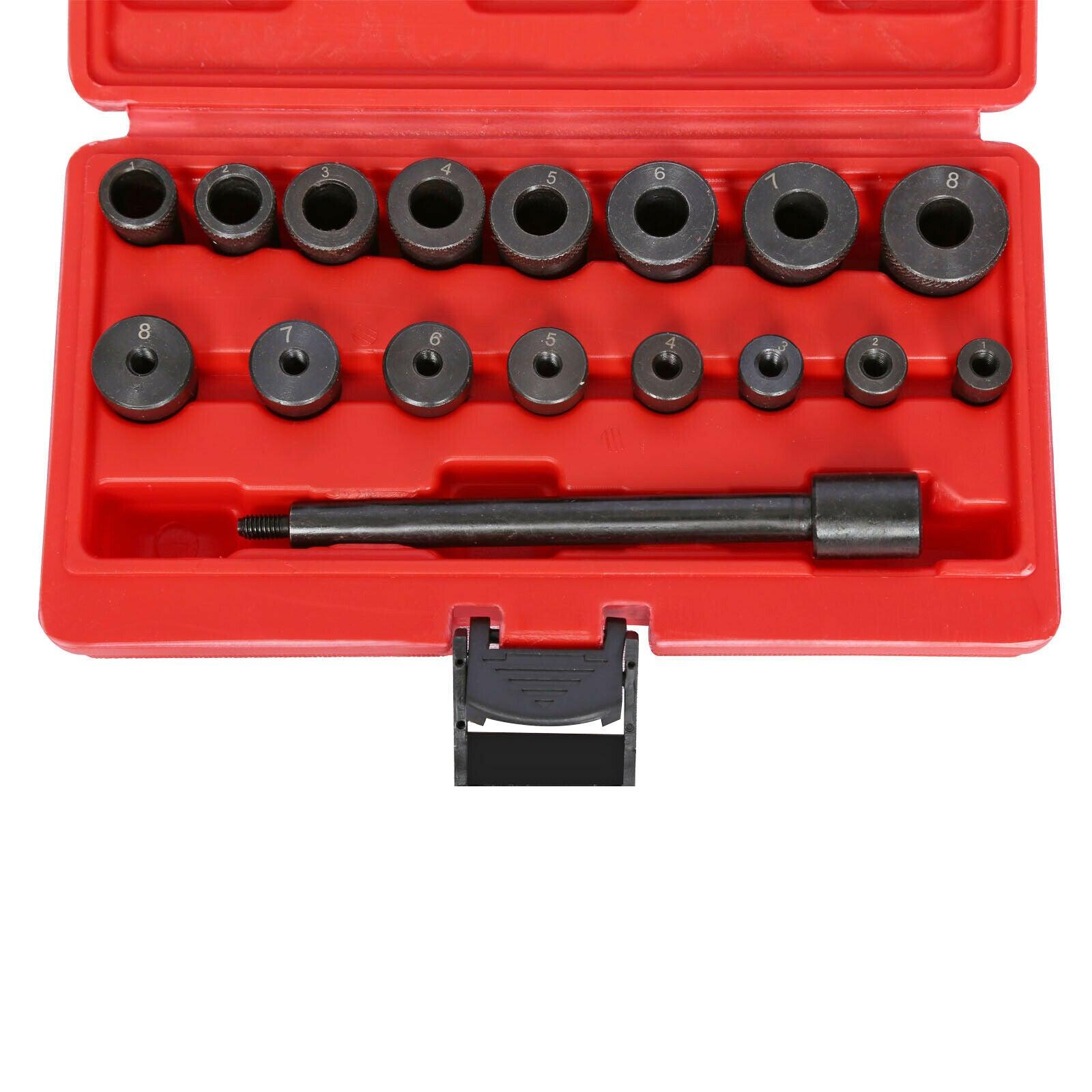 Set di 17 attrezzi per centraggio perno universale per centraggio frizione auto 16_0002580