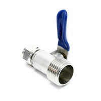 Valvola a sfera diametro 10 mm attacco-jaco 20mm (1/2