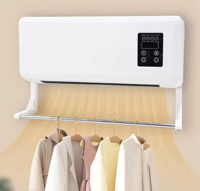 Termoventilatore d'aria CALDA e FREDDA da Parete BAGNO con Telecomando ELETTRICO
