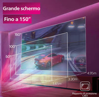 Philips, GamePix 800 Smart, videoproiettore, DLP, Home theatre, 1920 x 1080 Px