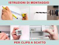 Tenda Veneziana 120x180 Cm Alluminio Bianca Lamelle Inclinabili 25 mm Parasole Finestre Porte