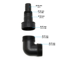 Pompa per acque cariche 7000 l/h 400 Watt pompa sommersa costruzione drenaggio giallo 16_0000617