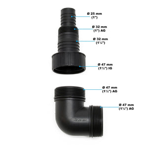 Pompa per acque cariche 7000 l/h 400 Watt pompa sommersa costruzione drenaggio giallo 16_0000617