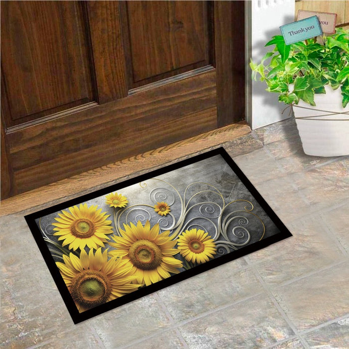 Zerbino Gomma Sostenibile 40X70 Antiscivolo Ingresso Interno Esterno Moderno Dis.R