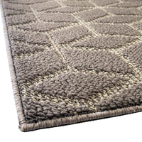 Zerbino Ingresso Interno Esterno Tessuto 3D Antiscivolo Tappeto Casa Assorbente Moderno Tortora